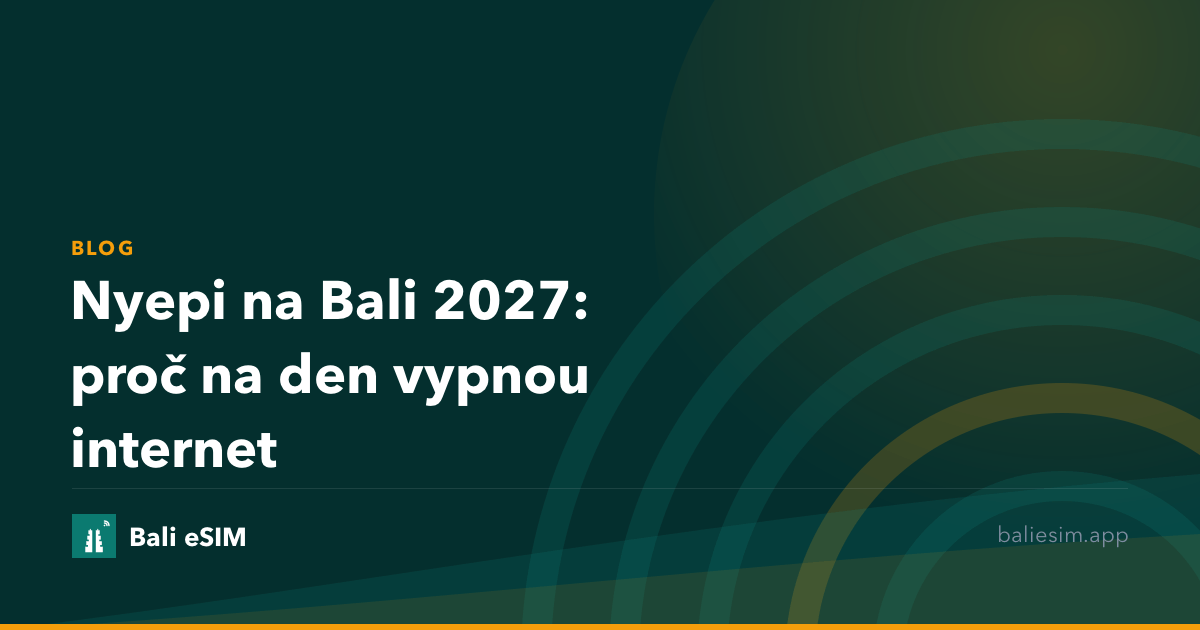 Nyepi na Bali 2027: proč na den vypnou internet