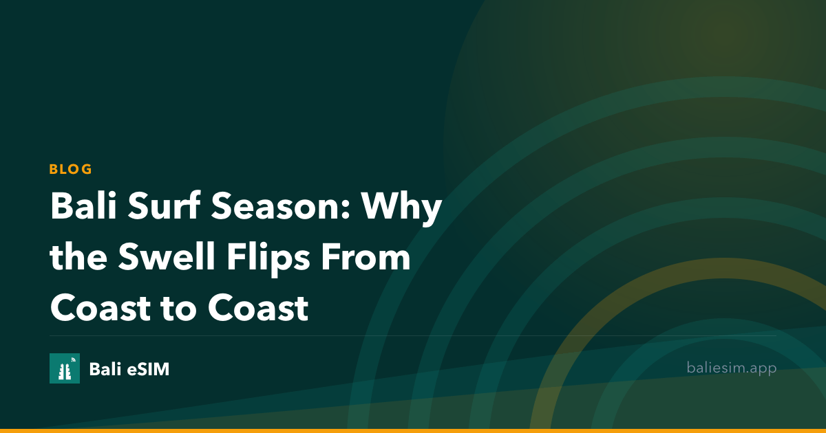 Bali Surf Season: Why the Swell Flips From Coast to Coast