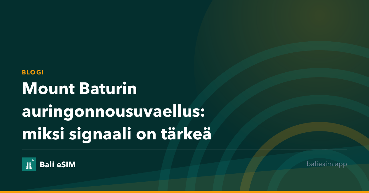 Mount Baturin auringonnousuvaellus: miksi signaali on tärkeä