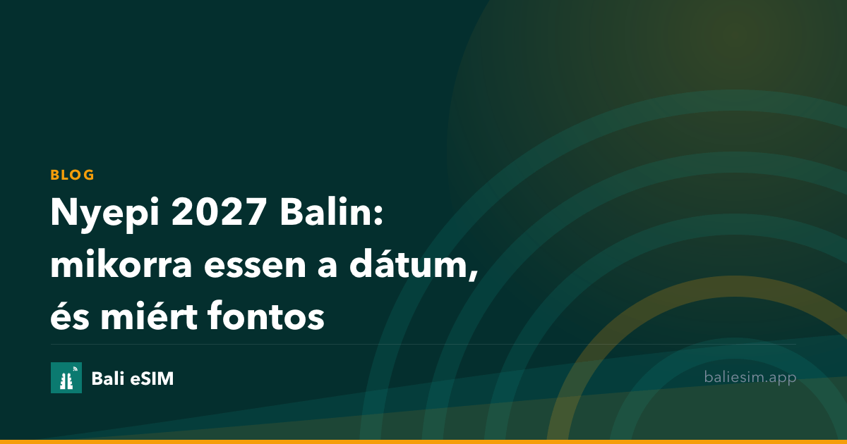 Nyepi 2027 Balin: mikorra essen a dátum, és miért fontos