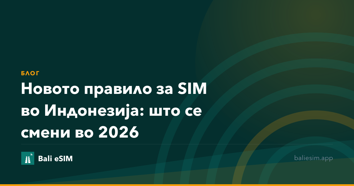 Новото правило за SIM во Индонезија: што се смени во 2026