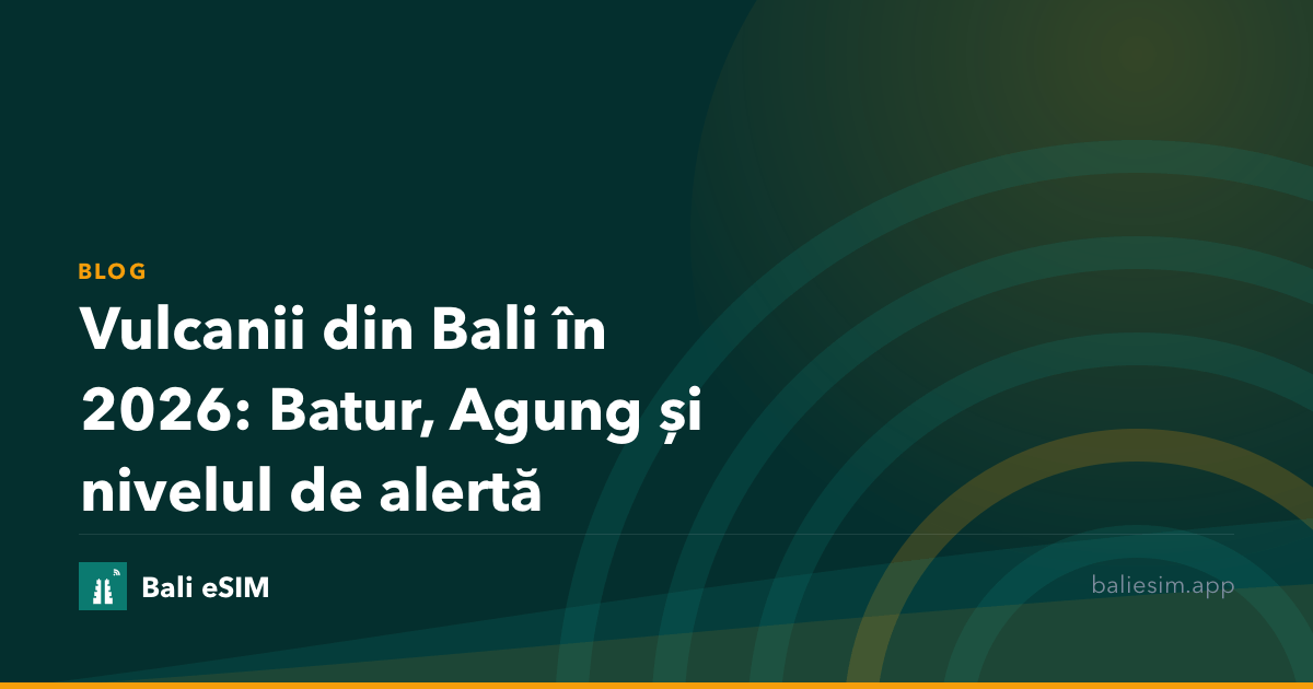 Vulcanii din Bali în 2026: Batur, Agung și nivelul de alertă
