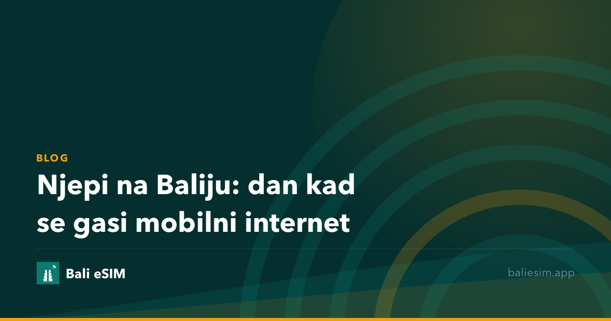 Njepi na Baliju: dan kad se gasi mobilni internet